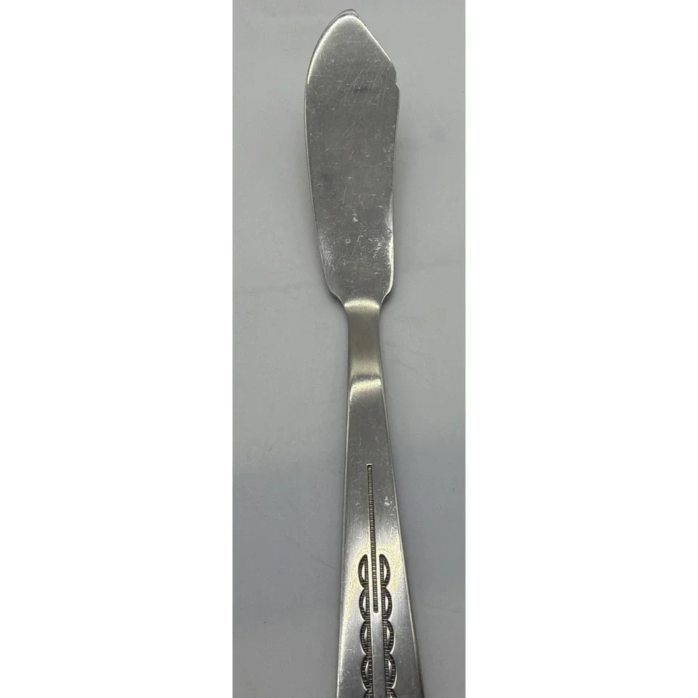 Zia International Stainless Steel 1990-93 Flat Handle Master Butter Knife‎